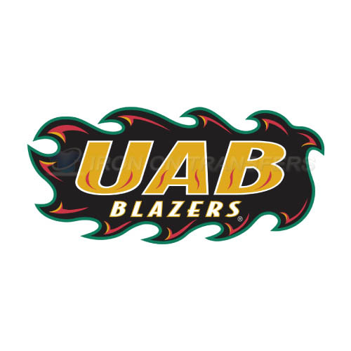 UAB Blazers Logo T-shirts Iron On Transfers N6632 - Click Image to Close